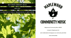 Desktop Screenshot of maplewoodcommunitymusic.org