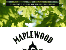 Tablet Screenshot of maplewoodcommunitymusic.org